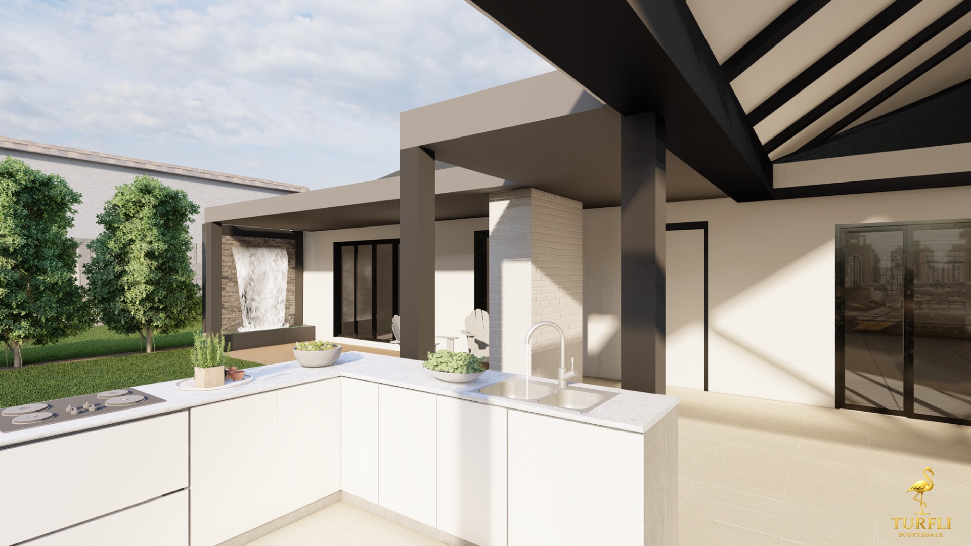 Luxury outdoor living in DC Ranch Scottsdale by Turfli